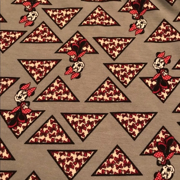 LULAROE ‘Randy’ 3/4 Sleeve Disney Minnie Mouse XXS - Picture 5 of 7